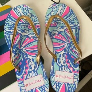 Lilly Pulitzer for target flip flops
